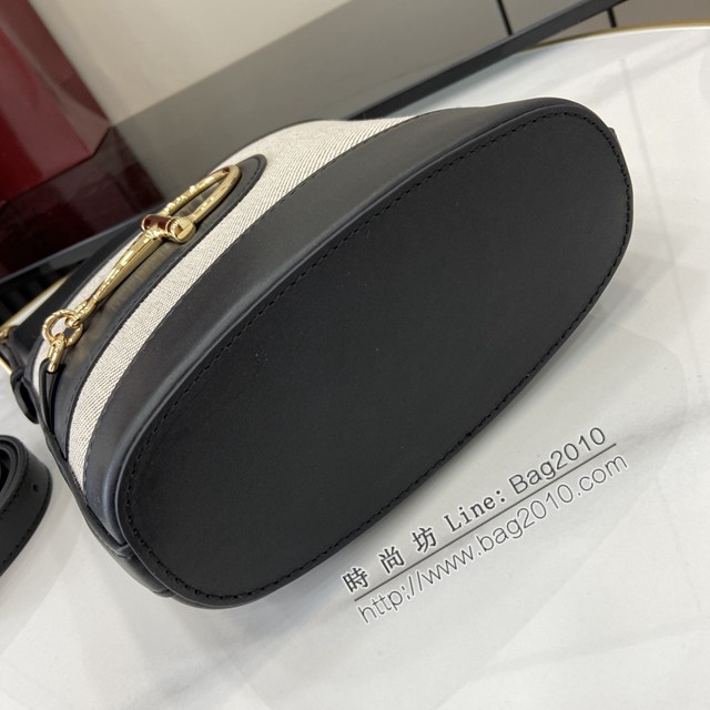 Gucci專櫃古馳2025春夏系列最新款檔案桶包手提單肩斜挎女包 jh2615型號：833665